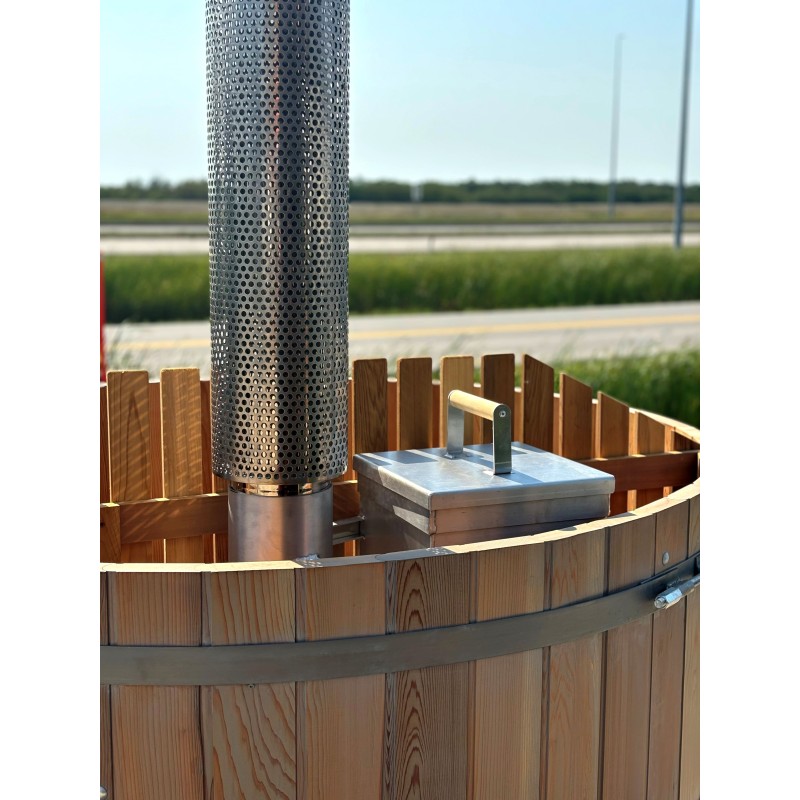 Volcano - Submersible Wood Fired Hot Tub Heater - Aluminum 100,000 BTU